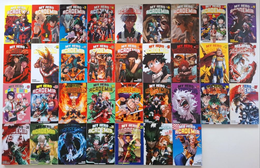 My hero academia 1-34