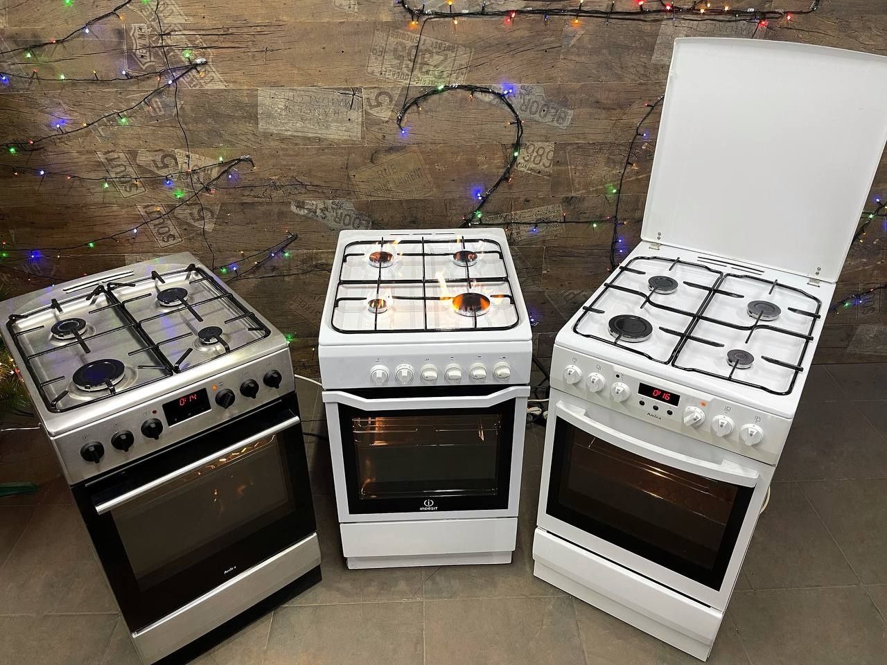 Газова/газовая плита Mastercook KGE349OFUT,  нержавійка