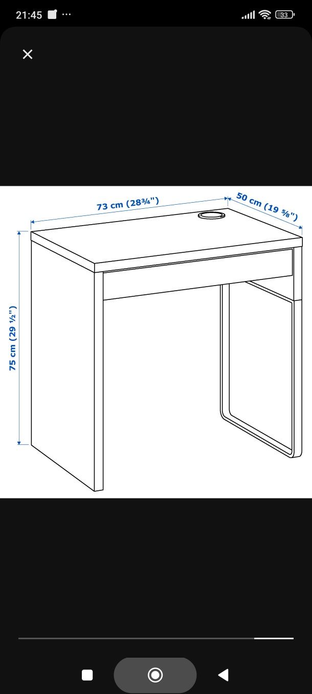 Komplet meble IKEA 200x60 biurko