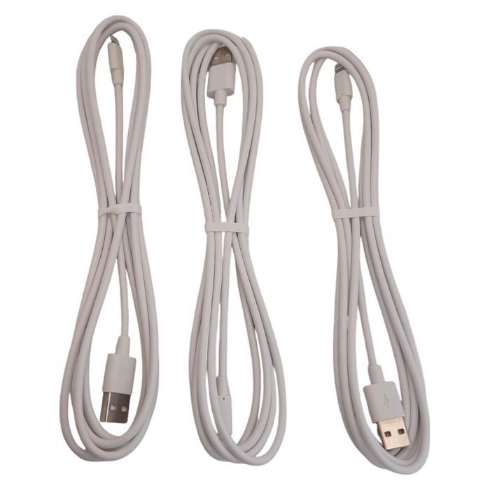 kabel ładowarka lightning do apple 2m 3 sztuki
