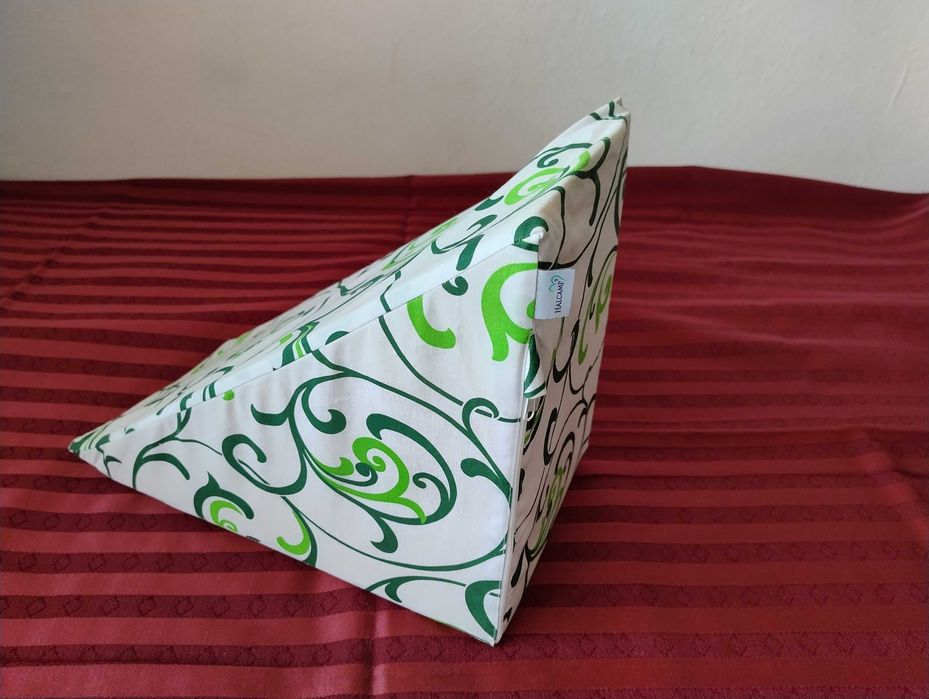 SUPER CENA Poduszka klin Halcamp do łóżeczka pod plecy 54x43x33x22