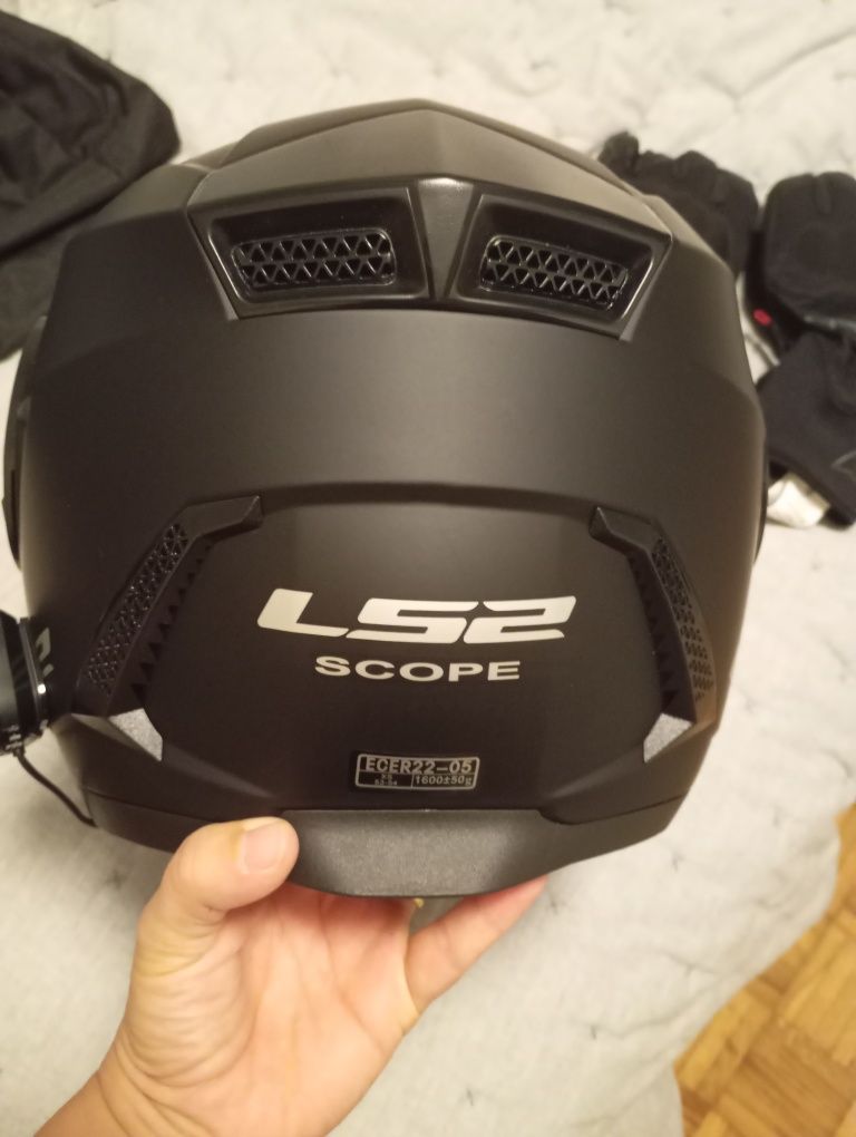 Capacete LS2 + Cardo tamanho S