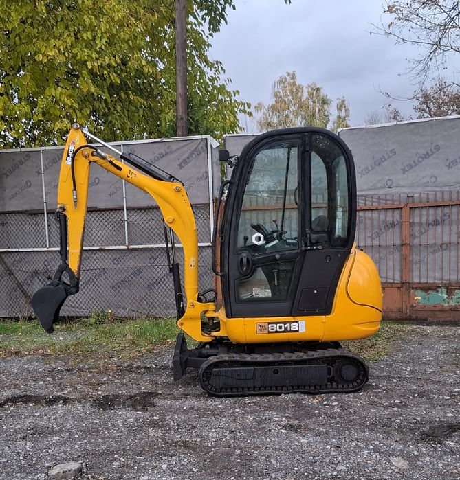 Minikoparka jcb 8018 rozsowane gasienice transport