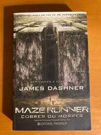 O Maze runner (Correr ou morrer), de James Dashner, como novo