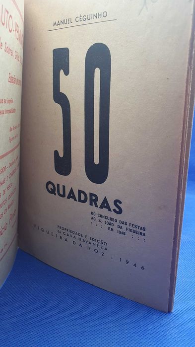 Livro - REF ESC - Manuel Ceguinho - 50 Quadras