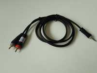 Kabel 2x cinch rca - mni jack (000226)