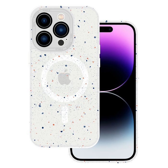 Tel Protect Magnetic Splash Frosted Case Do Iphone 15 Plus Biały