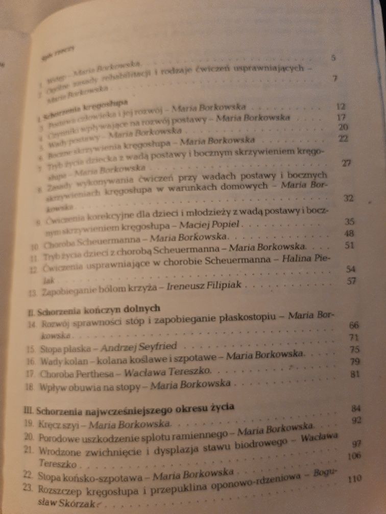 Najczęstsze schorzenia ruchu..Borkowska