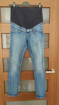 Jeansy długie ciążowe H&M