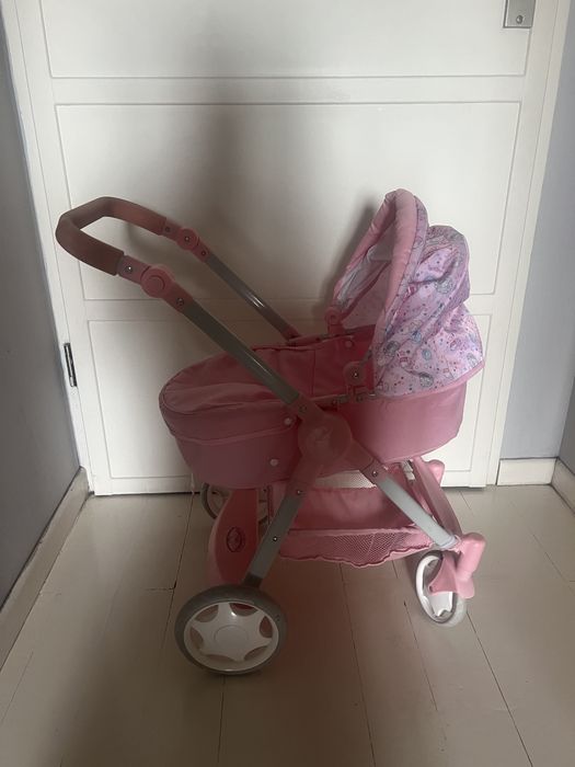 Wózek dziewczęcy dla lalek