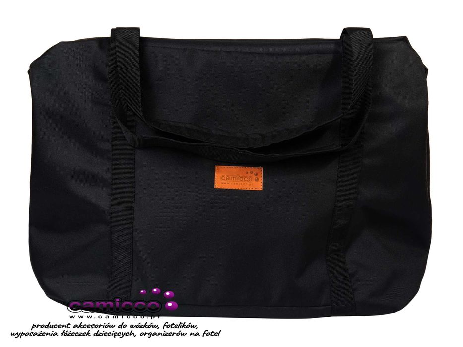 TORBA BIANKA do SZPITALA porodu OGROMNA wózka podręczny spacer zakupy