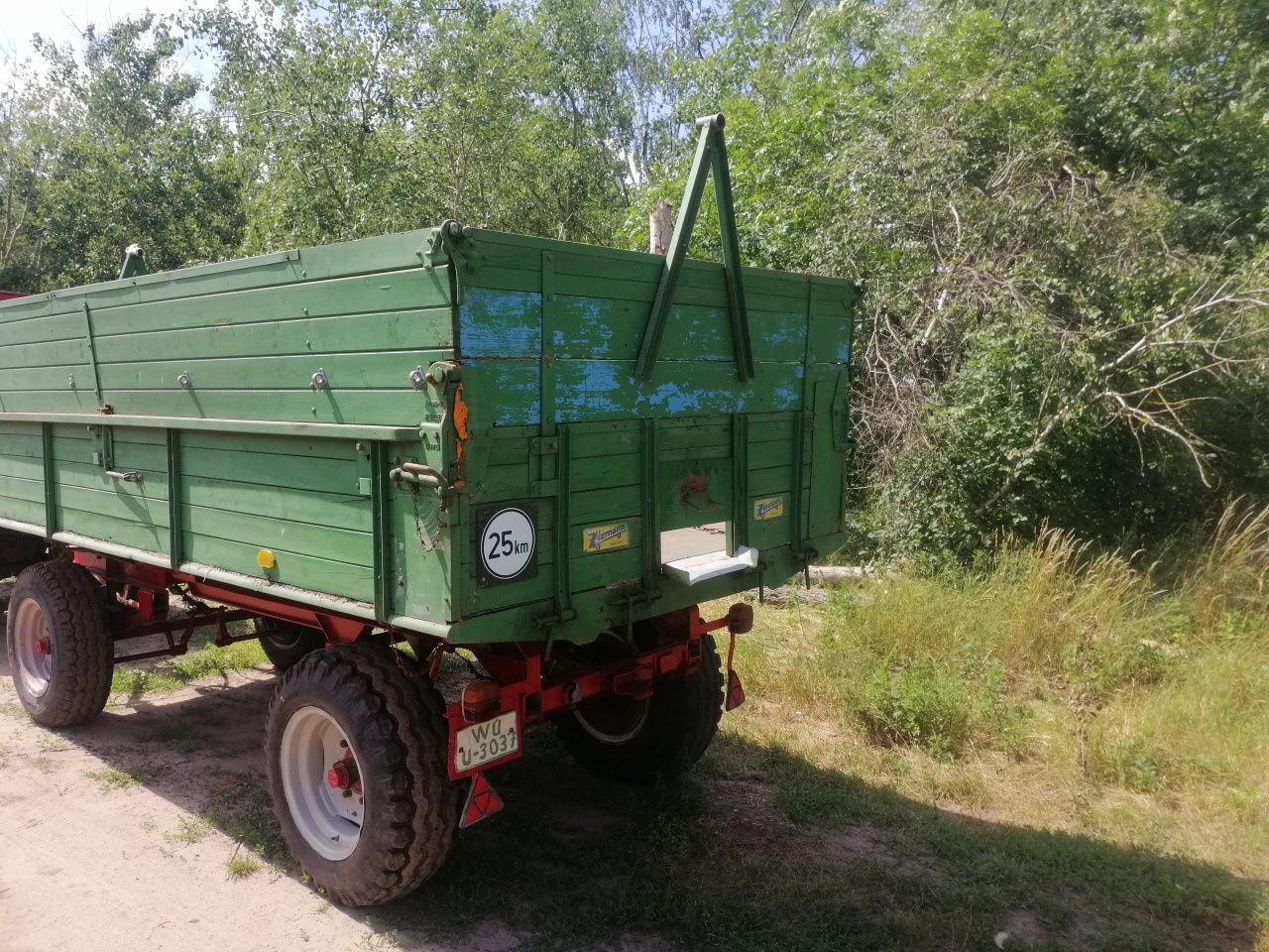 Przyczepa wywrotka 8 ton wywrót na trzy strony Wągrowiec