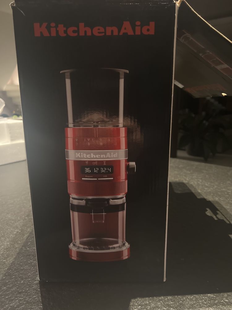 Kitchen Aid mlynek do kawy nowy czerwony
