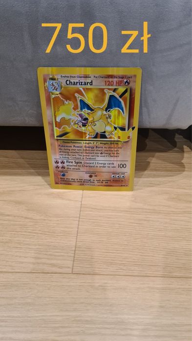 Karta pokemon Charizard - 4/102 - Holo Rare - Celebrations giga karta