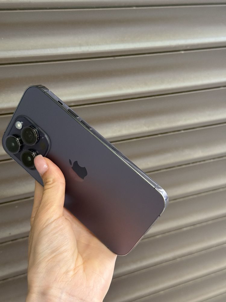 Used iPhone 14 pro 128 purple no face
