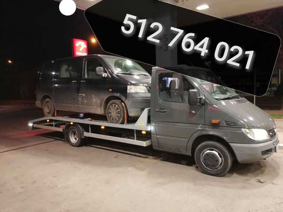 Transport, pomoc drogowa 24/7 wynajem Lawety autolaweta transport aut