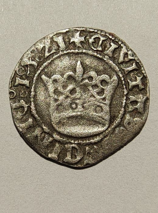 Półgrosz, Ludwik I Jagiellończyk.