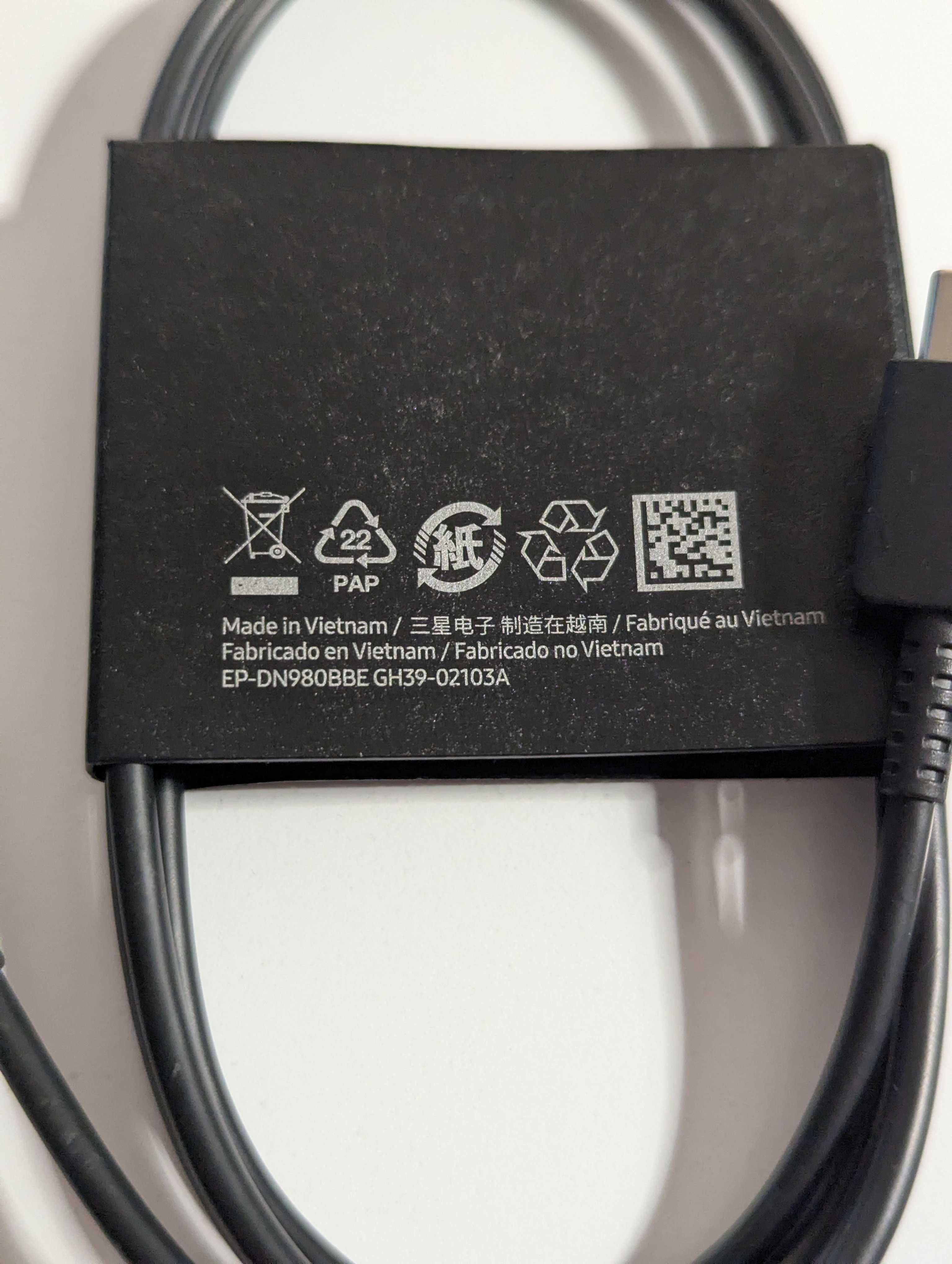 Оригінал Samsung 100W USB-C to USB-C 1m Комплектний швидка зарядка
