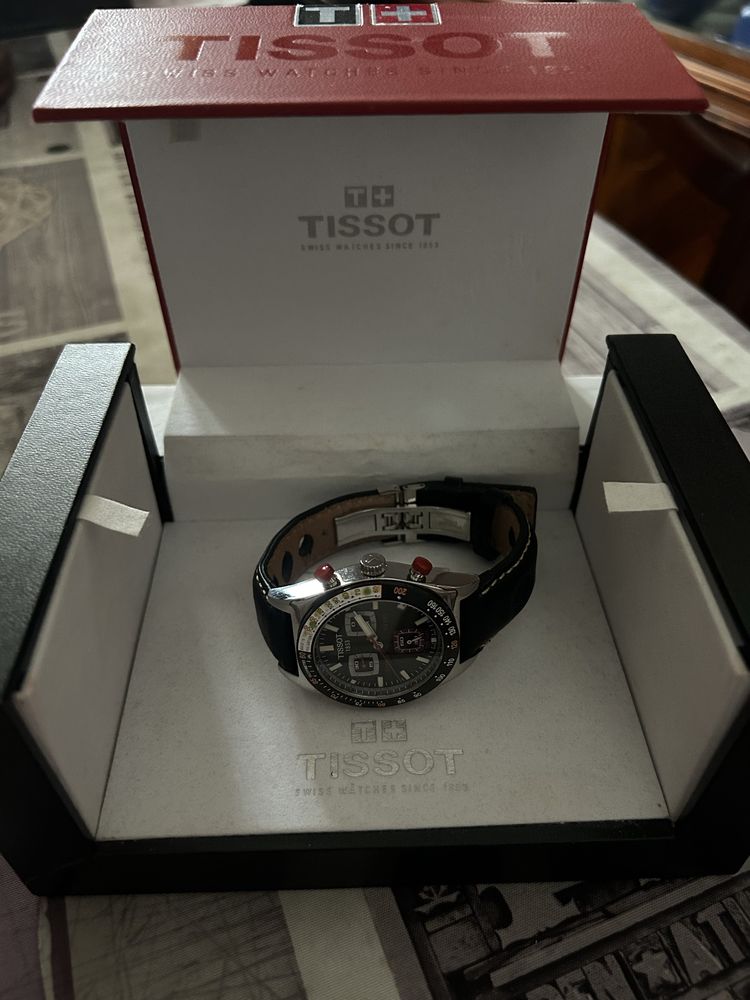 Tissot PRS 516 cronografo com caixa e manuais