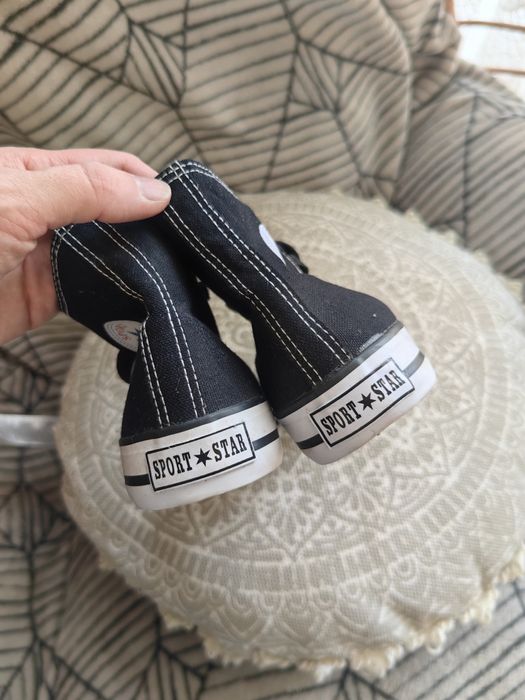 Trampki damskie z wysokim stanem 39