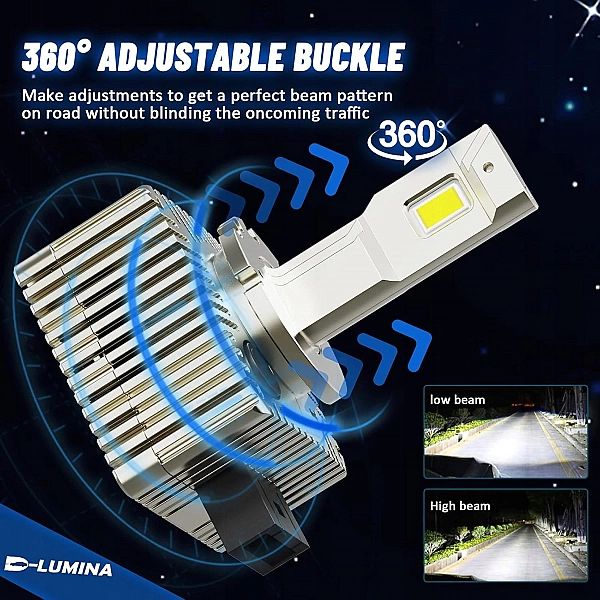 Żarówki Samochodowe D3S, D3R LED 100% Canbus 130W 26000Lm 6500K Xenon