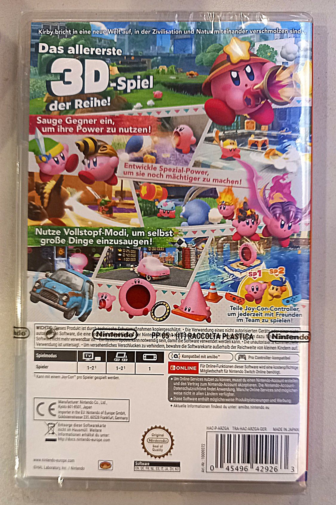 Gra Kirby Forgotten Land Nintendo Switch /nowa w folii! Sklep Chorzów