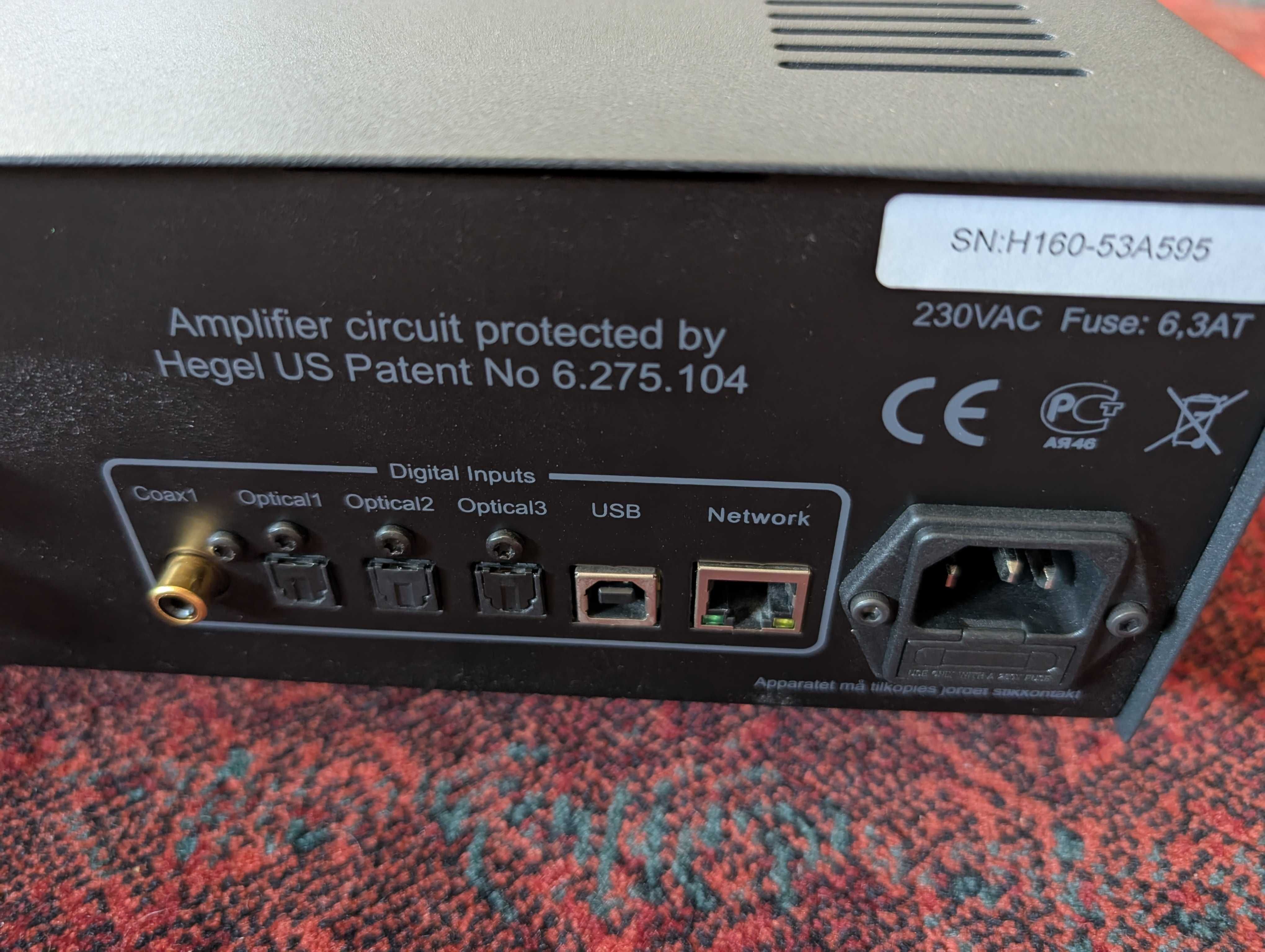 Wzmacniacz Hegel h160