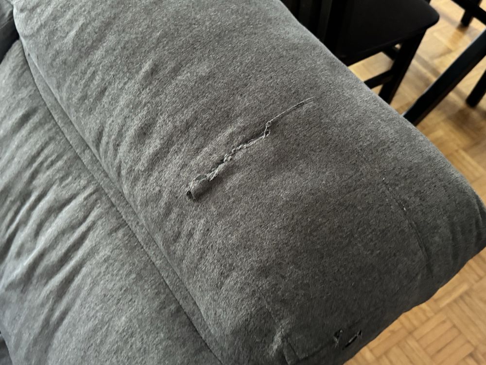 Sofa Cinzento Chaise Long