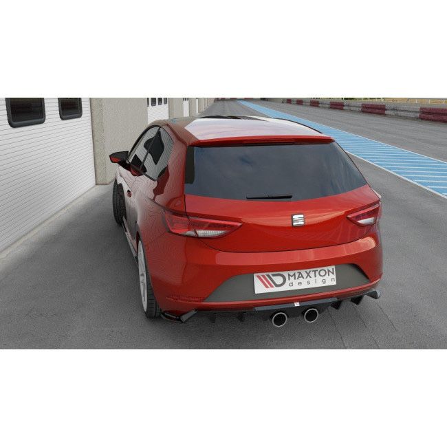 SPOILER DIFUSOR DE ESCAPE SEAT LEON 5F MK3 CUPRA PERFORMANCE FR LOOK R32 NOVO