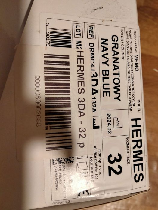 Детские ортопедические босоножки Memo , 32 размер