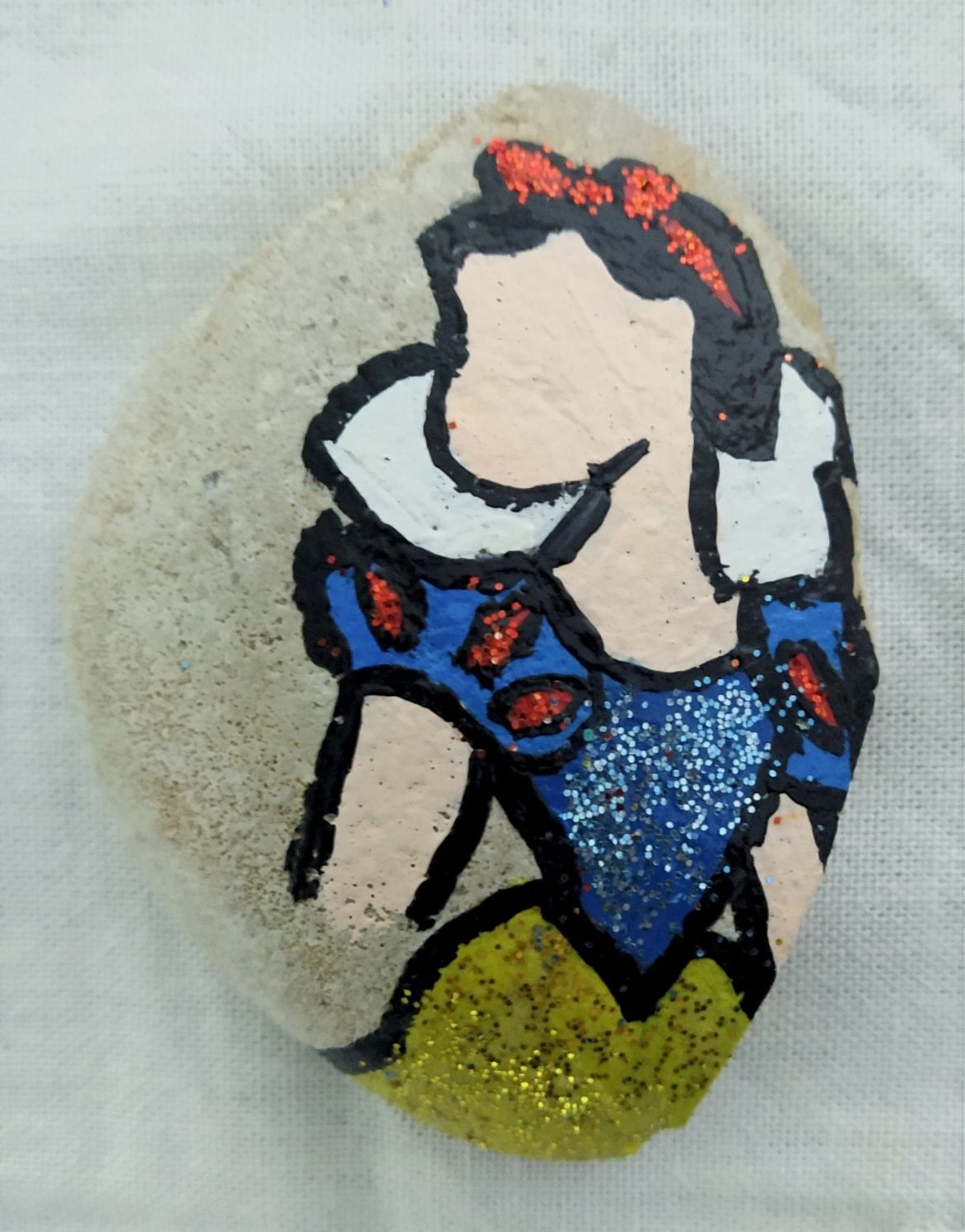 Pisa-papéis Artesanal Princesas da Disney