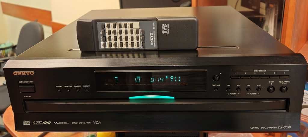 Odtwarzacz CD 6-płyt ONKYO DX-C390 zmieniarka