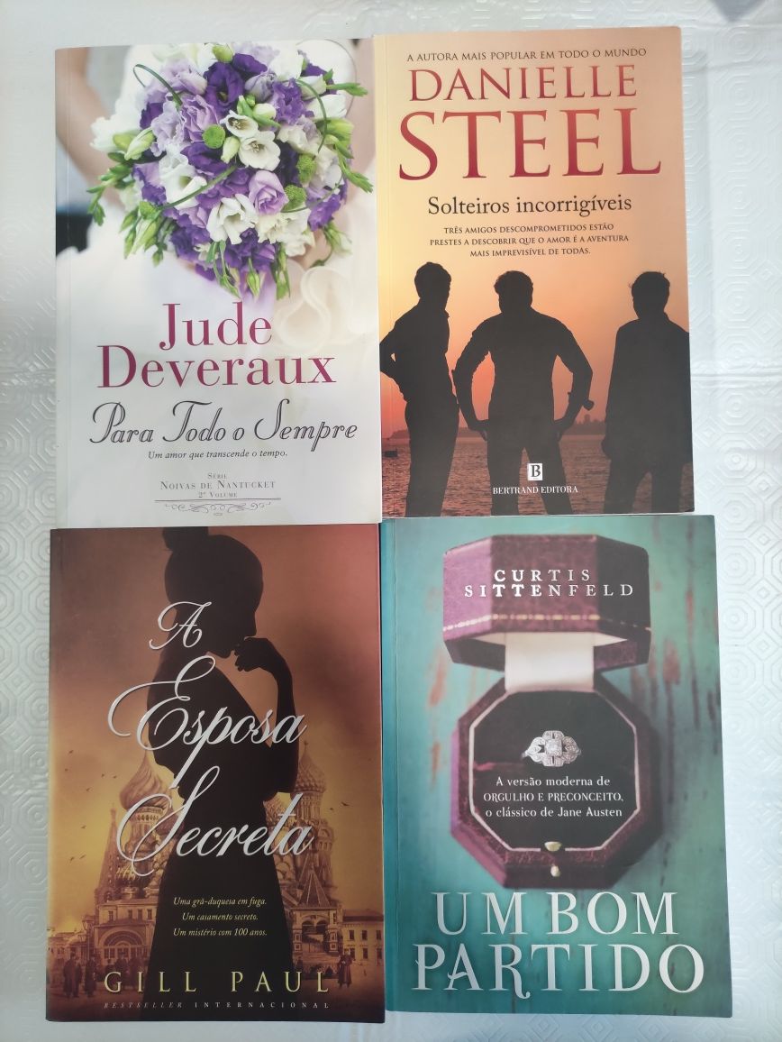 Livros romance - Jude Deveraux, Manda Collins, Danielle Steel, etc