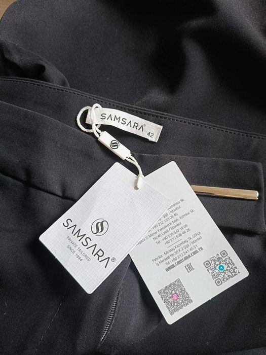 Ошатні брюки палаццо, матовий креп , Samsara, Туреччина