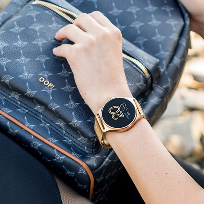 Zegarek Smartwatch dla Kobiety Ekskluzywny - Złoty  Prestiżowy OKAZJA