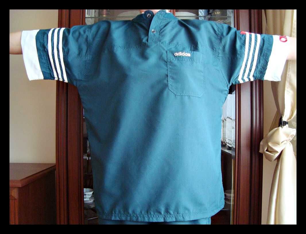 Ciemno zielona koszulka sportowa ADIDAS roz. L/XL