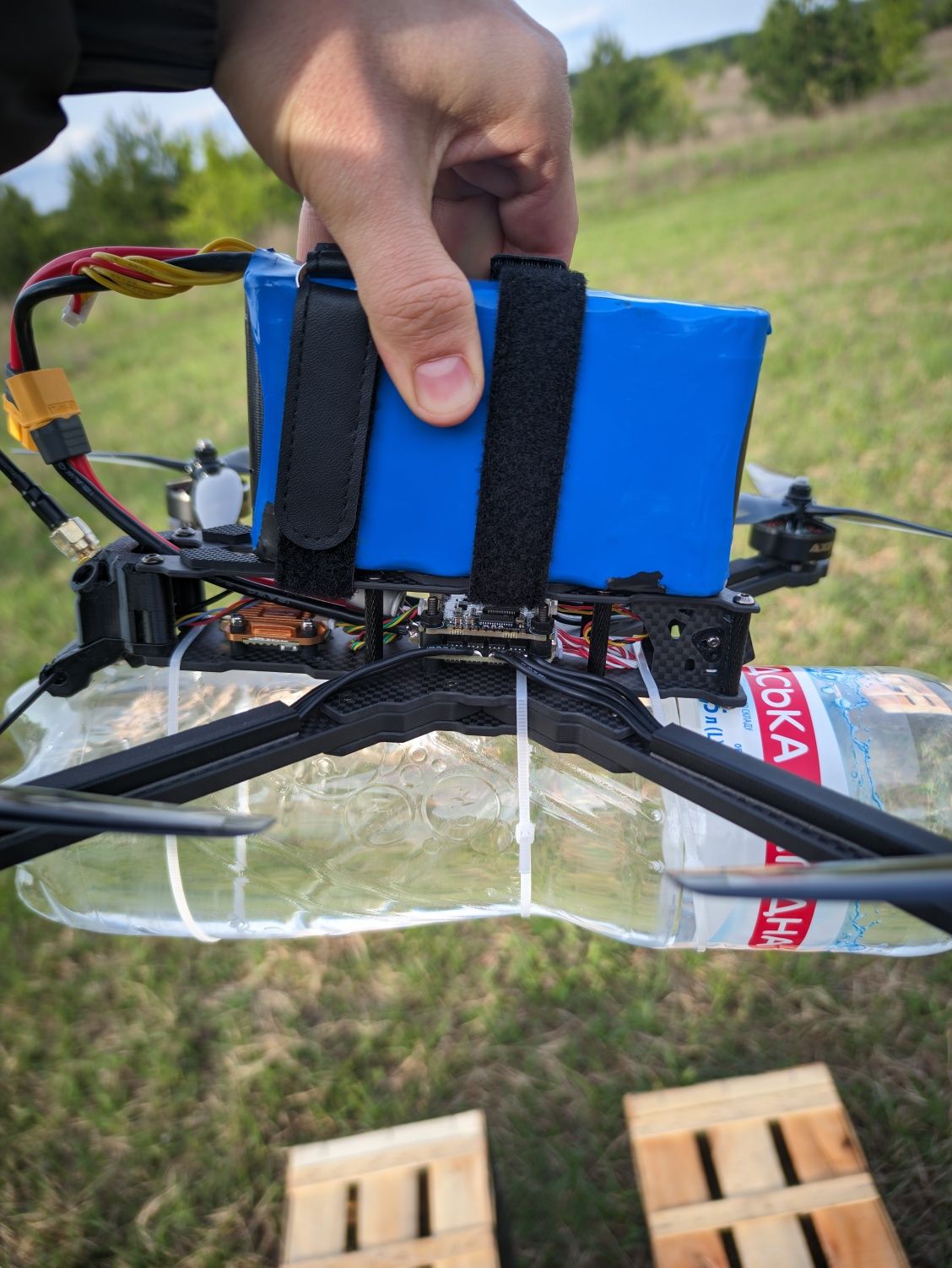 Fpv дрон axisflying 7 manta X, піднімає 1.5 кг