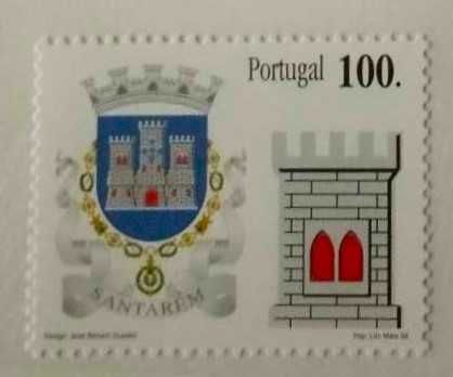 Série Selos Brasões dos Distritos de Portugal (3º grupo) - 1998