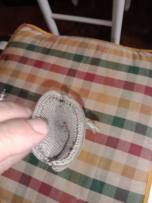 Porta moedas em prata, muito antigos