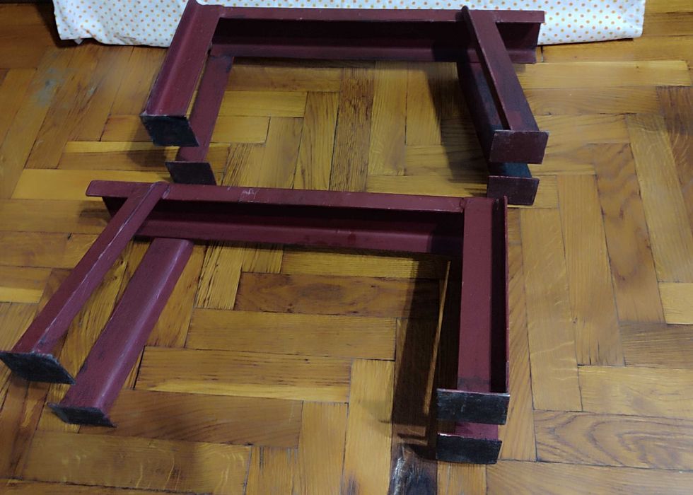 Козлы, подставки,кобылк  под  авто металлические СССР  б у