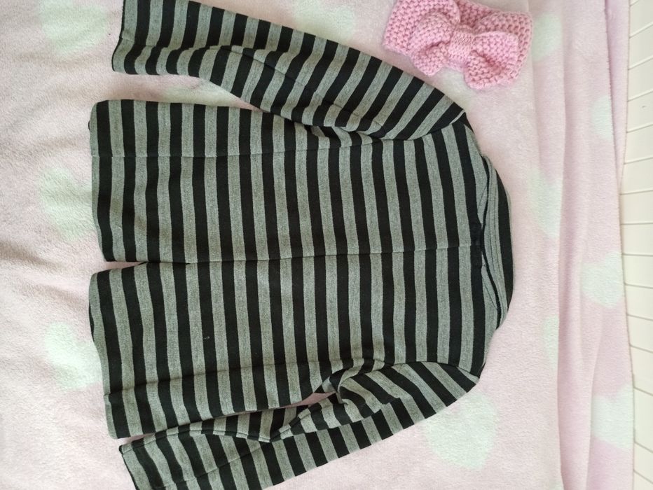 Marynarka w paski H&M r 110/116 (4-6 lat). Opaska gratis!