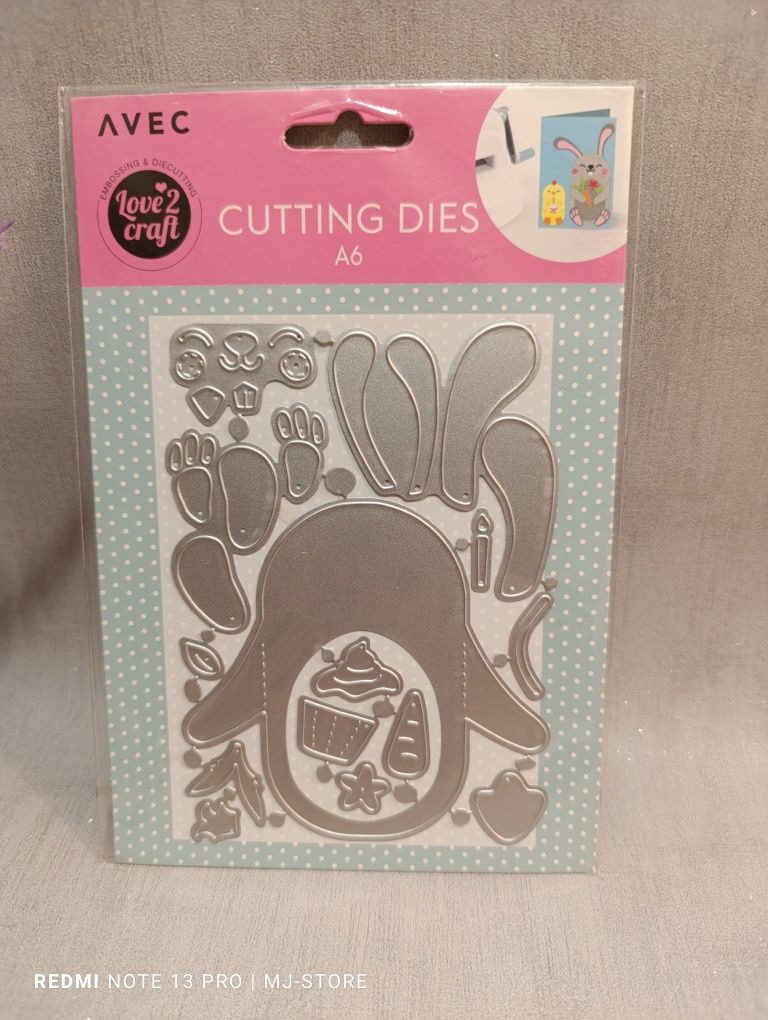 Matryca do wycinania i wytłaczania królik embossing