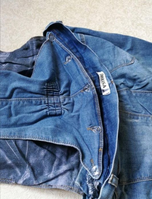 Джинсовий комбінезон для вагітних джинси