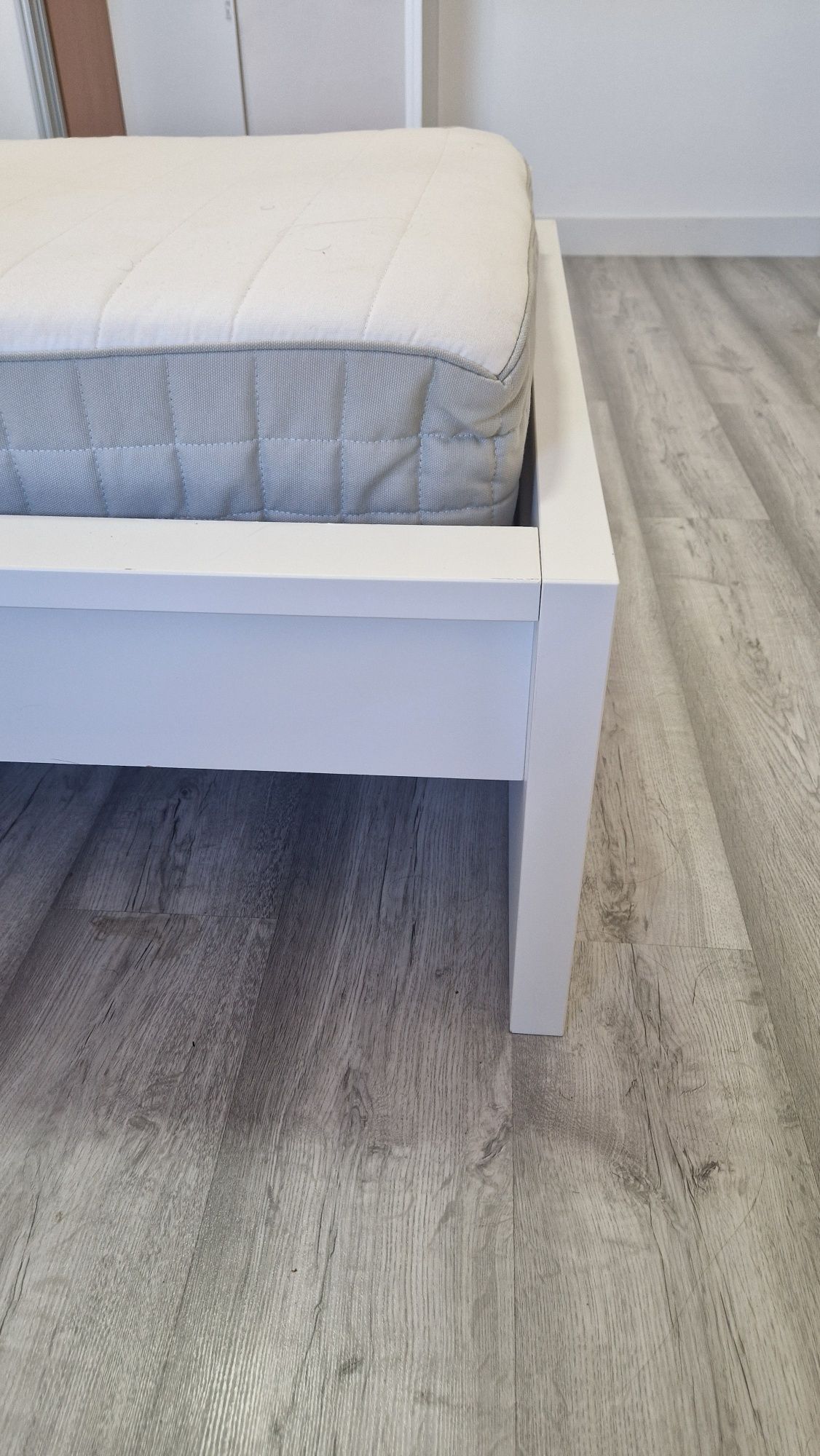 Cama MALM Ikea com Colchão - Solteiro