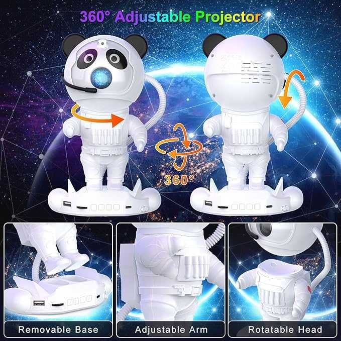 Projektor gwiazd Astronauta Galaxy