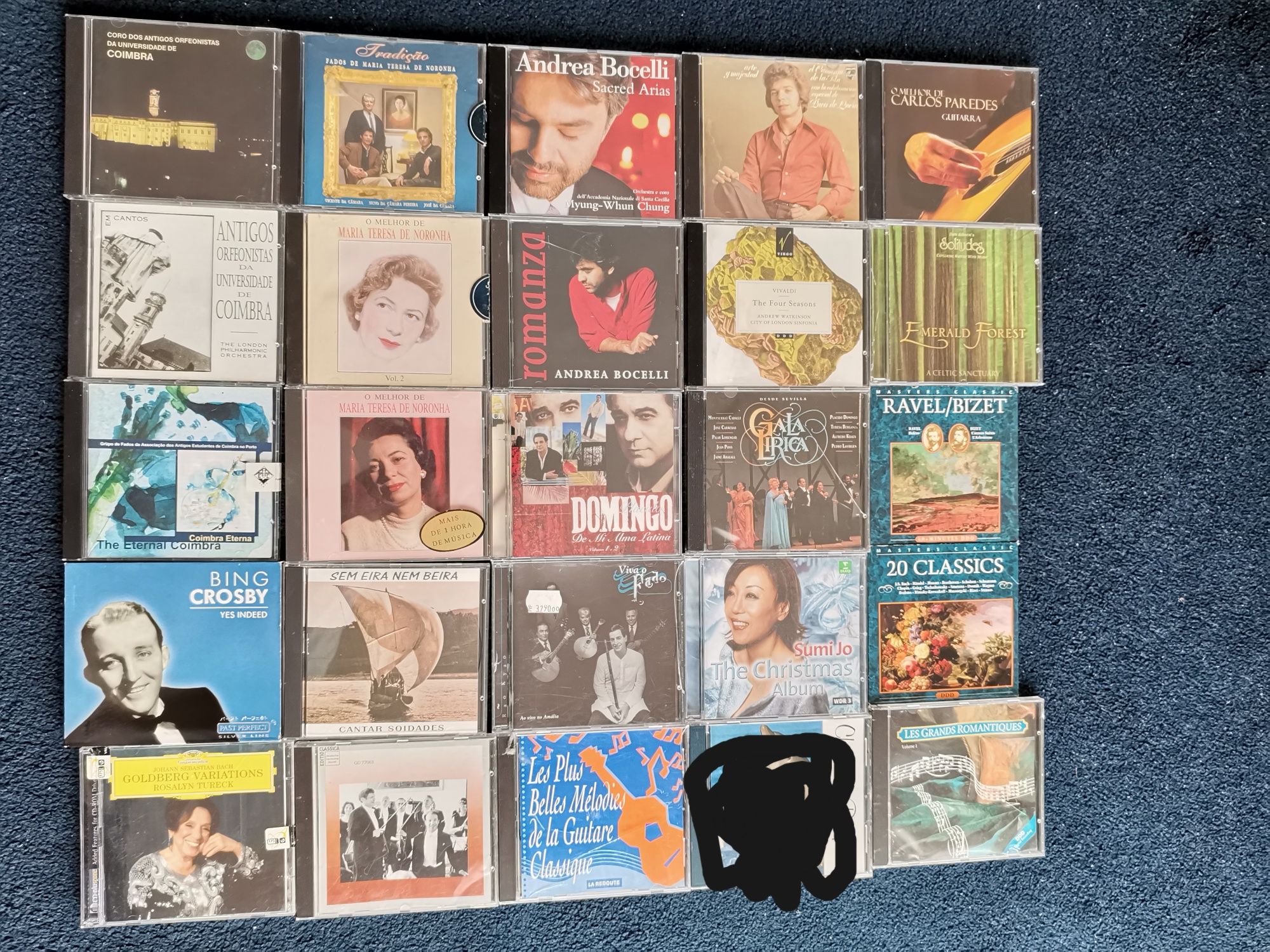 Conjunto de cd originais de musica clássica ate ao fado