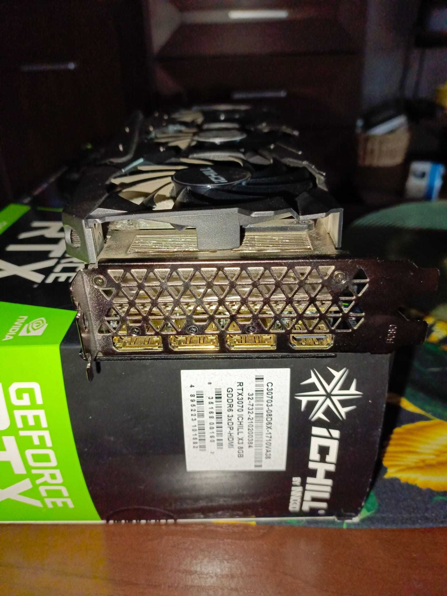 INNO3D RTX 3070 iCHILL RGB 8GB GDDR6 - pudełko/faktura!