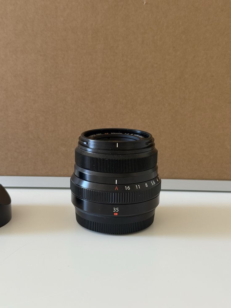 Lente fujifilm 35mm f2 WR & squarehood
