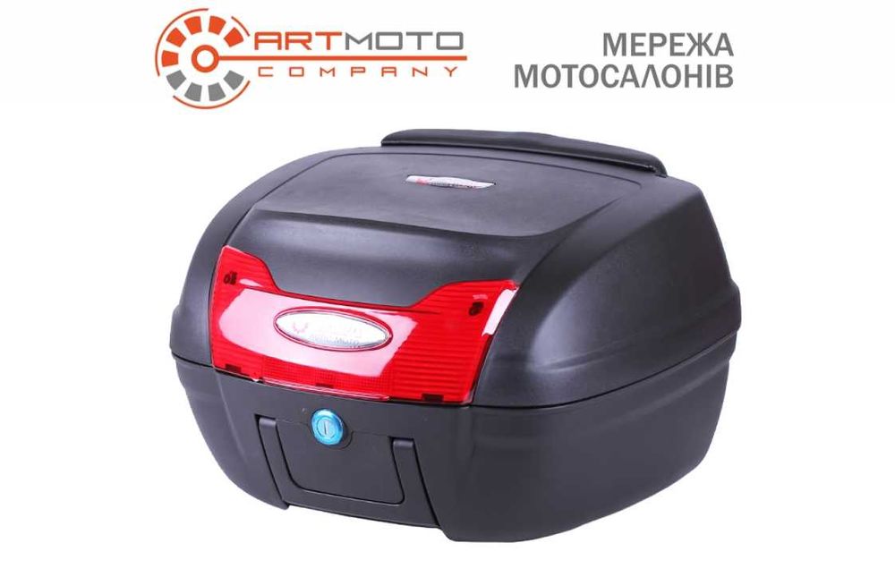Купити якісний кофр мотобагажник для  скутера \ мотоцикла на 40 літрів