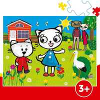 Trefl Przygody Kici Koci Puzzle 30 Elementów dla Dzieci od 3 lat